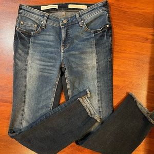 Pilcro cropped straight leg jeans from Anthropology